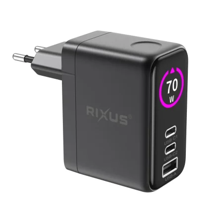 Rixus GaN-snellader 70 W met scherm